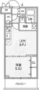 アリビス志村三丁目 303 間取り図