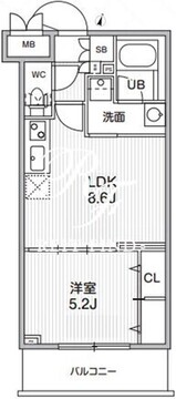 アリビス志村三丁目 304 間取り図