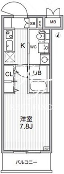 アリビス志村三丁目 205 間取り図