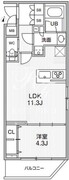 アリビス志村三丁目 206 間取り図