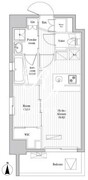 アジールコート蒲田 803 間取り図