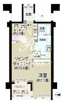 ガーデニエール砧レジデンス 516 間取り図