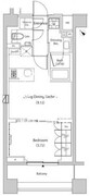 ザ・パークハビオ目黒プレイス 701 間取り図