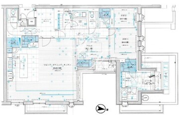 パレロワイヤル市ヶ谷 304 間取り図