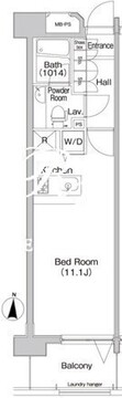 プライムアーバン学芸大学パークフロント 508 間取り図