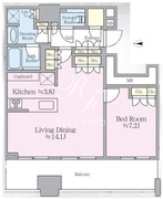 WORLD TOWER RESIDENCE 2908 間取り図