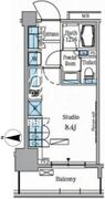 パークアクシス木場 205 間取り図