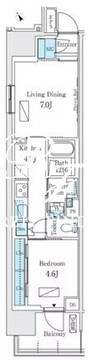 ロイヤルパークス有明 601 間取り図