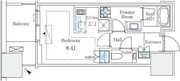 麻布台ヒルズレジデンスB 624 間取り図