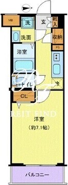 クレヴィスタ大塚 206 間取り図