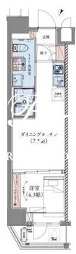 CREATIF蔵前 701 間取り図