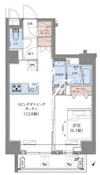 CREATIF蔵前 803 間取り図