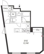 メゾンベルヴィ下北沢 401 間取り図