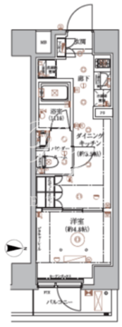 アルコバレーノ蓮根2 206 間取り図