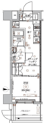 アルコバレーノ蓮根2 208 間取り図