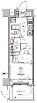アルコバレーノ蓮根2 208 間取り図