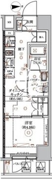 アルコバレーノ蓮根2 307 間取り図
