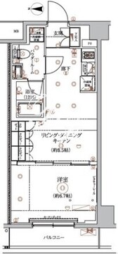 アルコバレーノ蓮根2 403 間取り図