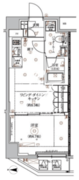 アルコバレーノ蓮根2 704 間取り図