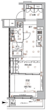 アルコバレーノ蓮根2 705 間取り図