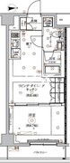 アルコバレーノ蓮根2 706 間取り図