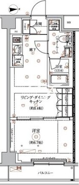 アルコバレーノ蓮根2 706 間取り図