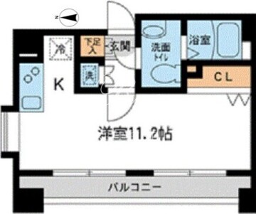 HF錦糸町レジデンス 1103 間取り図