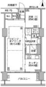 東雲キャナルコートCODAN 17-415 間取り図