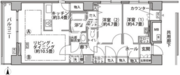 東雲キャナルコートCODAN 18-701 間取り図