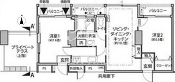 東雲キャナルコートCODAN 11-818 間取り図