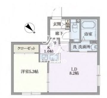 グローリオシェルト志村坂上 206 間取り図