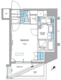 ルフォンプログレ赤塚 907 間取り図