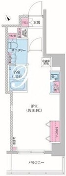 レジディア荻窪3 405 間取り図