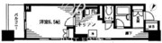レジディア日本橋馬喰町 208 間取り図