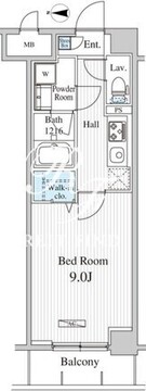 キャメルプレイス 702 間取り図