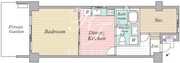 秀和月島レジデンス 100 間取り図