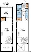 カッシア目黒 109 間取り図 ?>