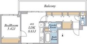エクセルシオール荏原町 403 間取り図 ?>