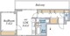 エクセルシオール荏原町 403 間取り図