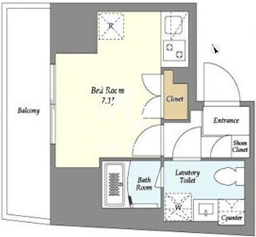 オーキッドレジデンス西大井 1101 間取り図