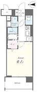 N’sパークレジデンス高田馬場 401 間取り図
