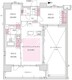 ディームス木場 1203 間取り図