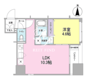 リバーレ東新宿 902 間取り図 ?>