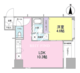 リバーレ東新宿 902 間取り図