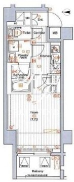 プレミアムキューブG四谷左門町 603 間取り図