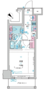 ジェノヴィア新宿御苑グリーンヴェール 804 間取り図 ?>