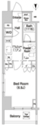 コンフォリア門前仲町 506 間取り図