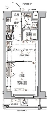 アルコバレーノ亀戸2 204 間取り図