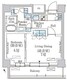 パークアクシス板橋ミューズ 401 間取り図