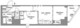 ダフィット錦糸町 1301 間取り図